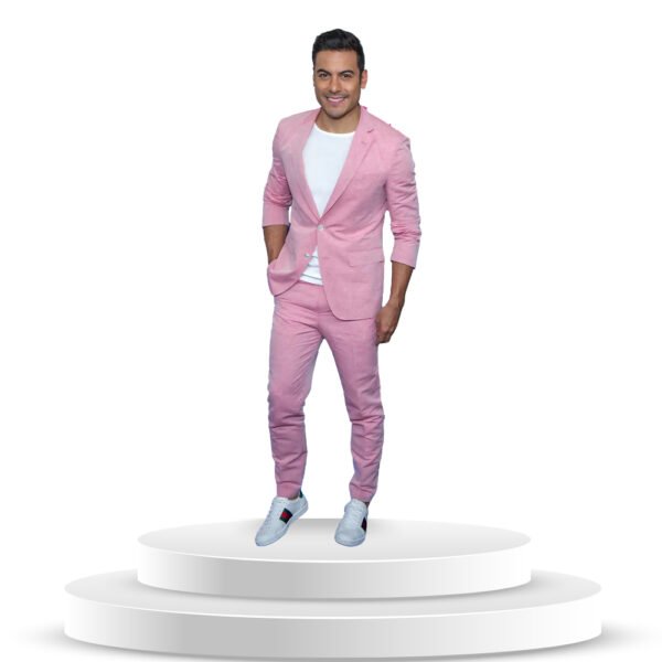 Figura De Coroplast De Carlos Rivera A Tamaño Real - Imagen 2
