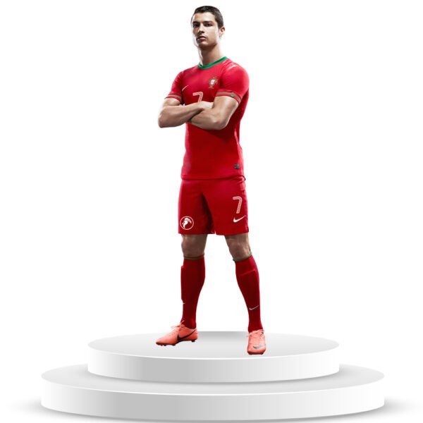 Figura De Cristiano Ronaldo En Coroplast A Tamaño Real - Imagen 3