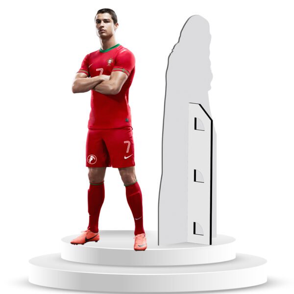 Figura De Cristiano Ronaldo En Coroplast A Tamaño Real