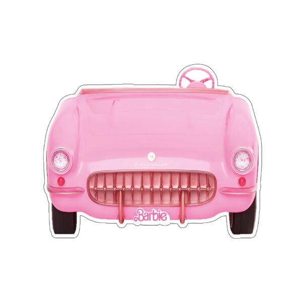 Figura Coche de Barbie en Coroplast Con Base