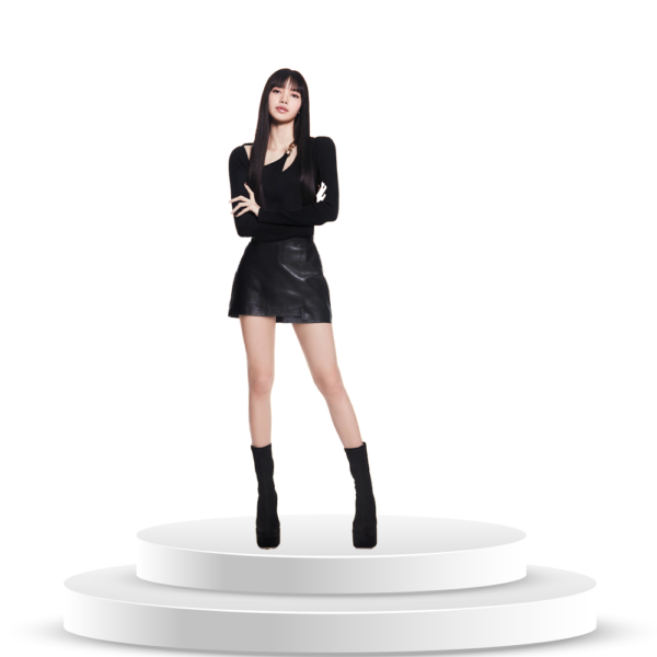 Figura de Lisa - Black Pink en Coroplast a Tamaño Real - Imagen 3