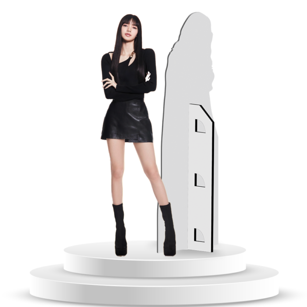 Figura de Lisa - Black Pink en Coroplast a Tamaño Real