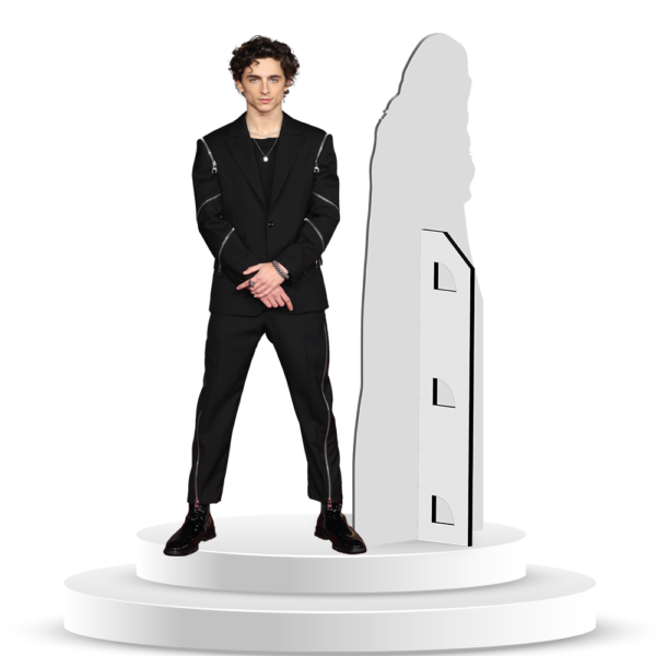 Figura De Timothée Chalamet En Coroplast A Tamaño Real