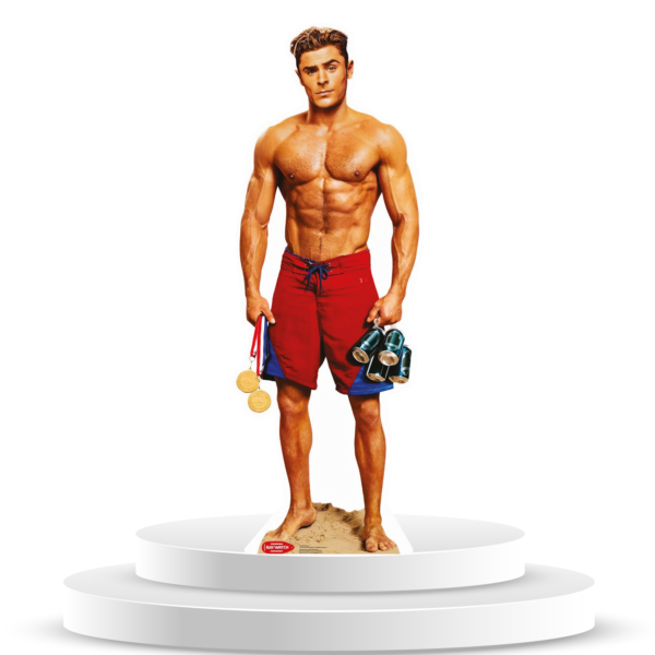 Figura De Zac Efron En Coroplast A Tamaño Real - Imagen 3