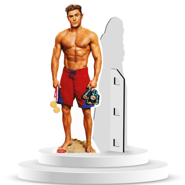 Figura De Zac Efron En Coroplast A Tamaño Real