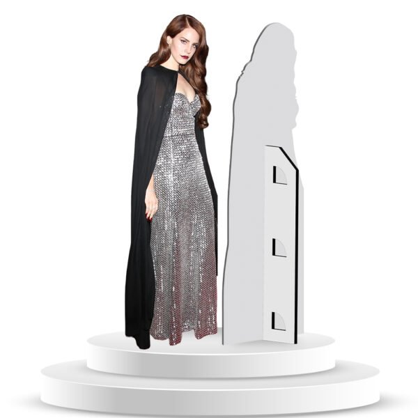 Figura de Lana del Rey en Coroplast a Tamaño Real