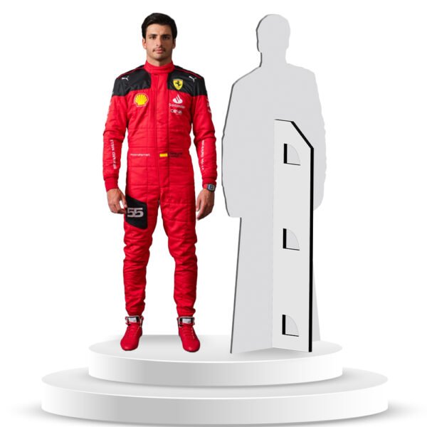 Figura De Corredor Carlos Sainz A Tamaño Real En Coroplast