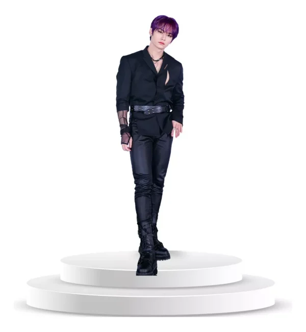 Figura Decortiva De Lee Know Stray Kids En Coroplast A Tamaño Real - Imagen 3