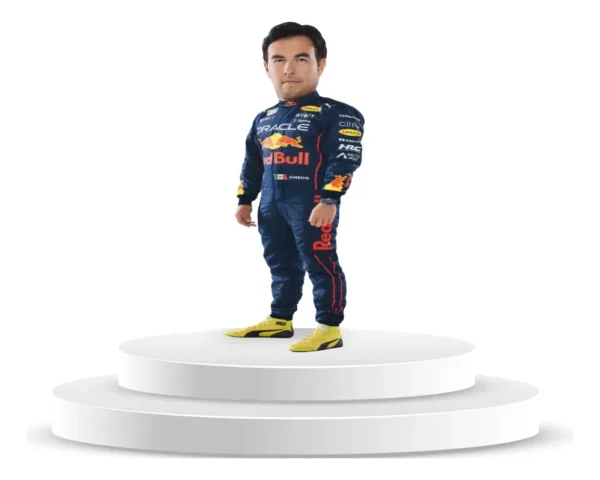 Figura De Coroplast De Mini Figura De Corredor De F1 Con Base A Tamaño Real En Coroplast - Imagen 3