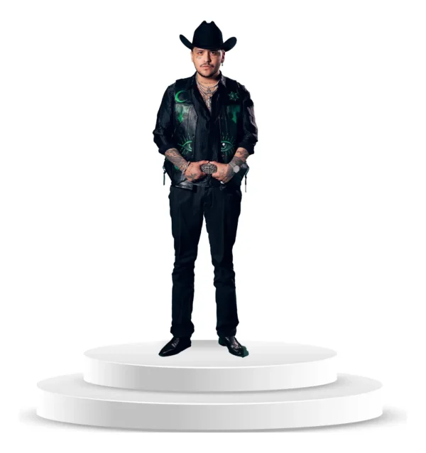 Figura De Coroplast De  Christian Nodal Con Base A Tamaño Real En Coroplast - Imagen 3