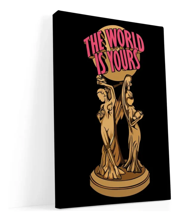 Cuadro Canvas De Scarface Tony Montana The World Is Yours