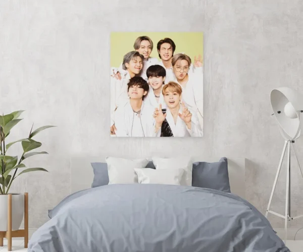 Cuadro Canvas Decorativo Varios Modelos De Banda Bts Army - Imagen 4