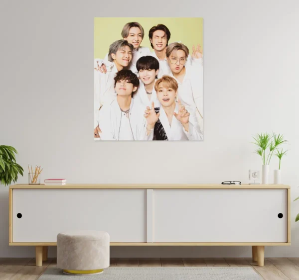 Cuadro Canvas Decorativo Varios Modelos De Banda Bts Army - Imagen 3