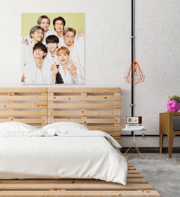 Cuadro Canvas Decorativo Varios Modelos De Banda Bts Army - Imagen 2