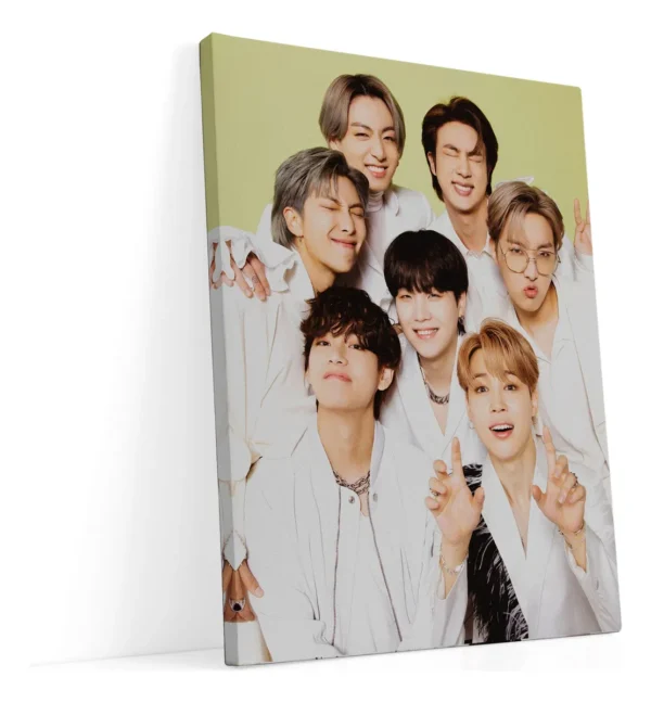 Cuadro Canvas Decorativo Varios Modelos De Banda Bts Army