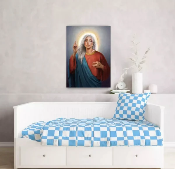 Cuadro Decorativo Canvas Santa Lady Gaga - Imagen 2