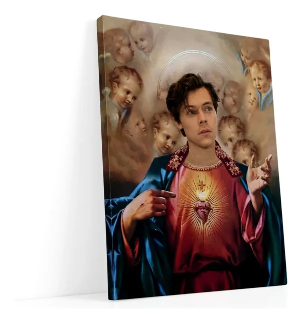 Cuadro Decorativo De San Harry Syles En Canvas Para Sala