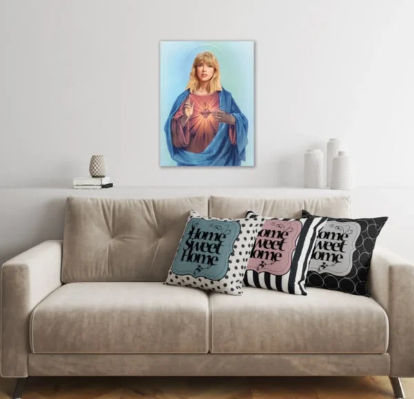 Cuadro Decorativo De Santa Virgen Taylor Swift En Canvas - Imagen 3