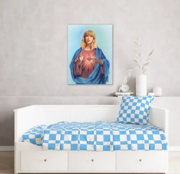 Cuadro Decorativo De Santa Virgen Taylor Swift En Canvas - Imagen 2