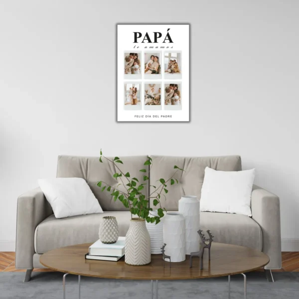 Cuadro Decorativo Regalo Personalizado Para El Dia Del Padre - Imagen 4