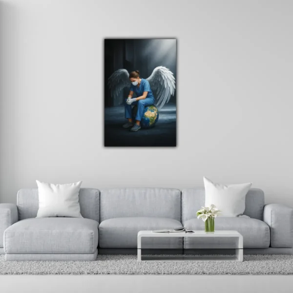Cuadros Decorativo Consultorio Medico Regalo Doctor Angel 4k - Imagen 4