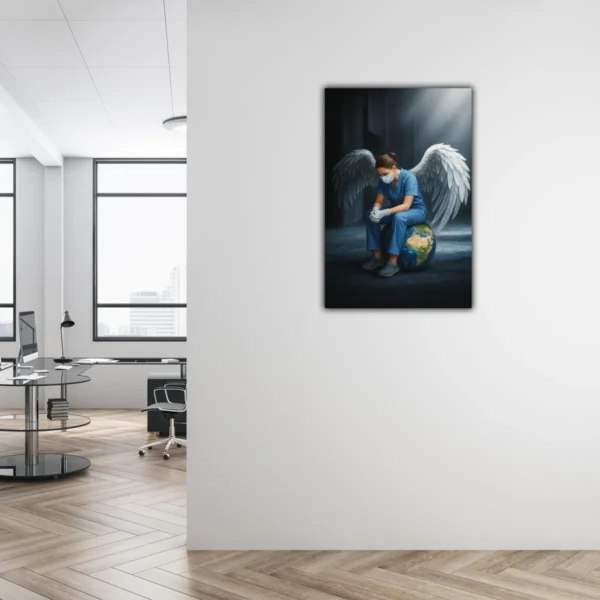 Cuadros Decorativo Consultorio Medico Regalo Doctor Angel 4k - Imagen 2