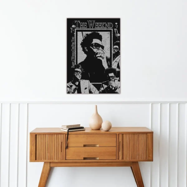 Cuadros Decorativos The Weekend En Lienzo Canvas Die For You - Imagen 2
