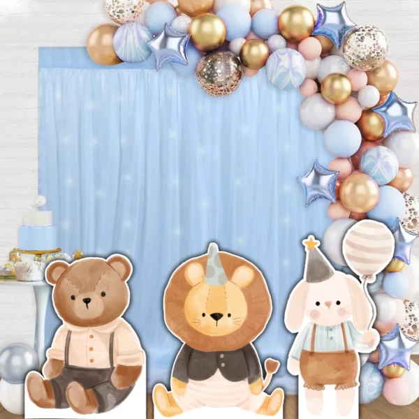 Figura De Coroplast Animalitos 3pz Para Evento Infantiles - Imagen 3