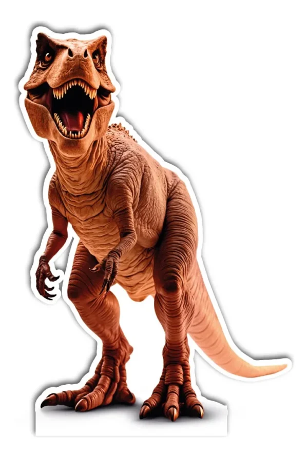 Figura De Dinosaurio De 1.80m Alto Con Base Rígida Evento