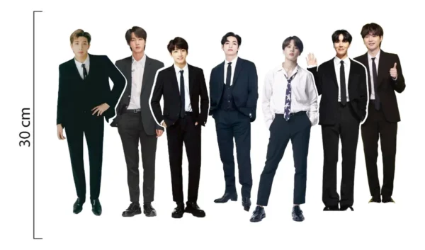Mini Figuras De Coroplast De Bts