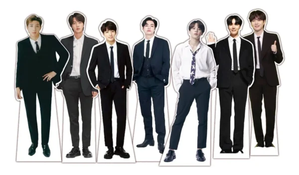 Mini Figuras De Coroplast De Bts - Imagen 2