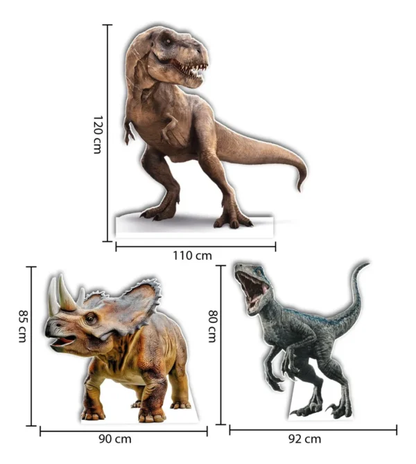 Figuras Decorativas de Dinosaurios Realistas Para Evento - Imagen 2