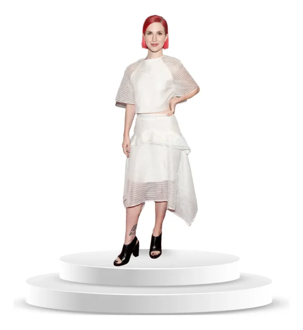 Figura De Coroplast De Hayley Williams Con Base A Tamaño Real En Coroplast - Imagen 3
