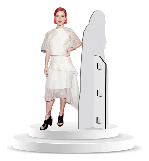 Figura De Coroplast De Hayley Williams Con Base A Tamaño Real En Coroplast