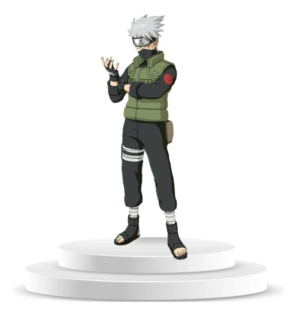 Figura De Coroplast De Kakashi Hatake Con Base A Tamaño Real En Coroplast - Imagen 3