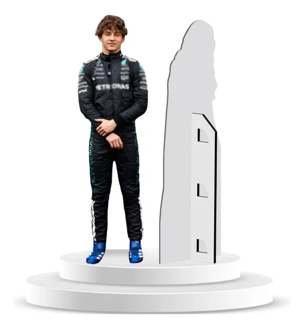 Figura De Coroplast De Kimi Antonelli Con Base A Tamaño Real En Coroplast