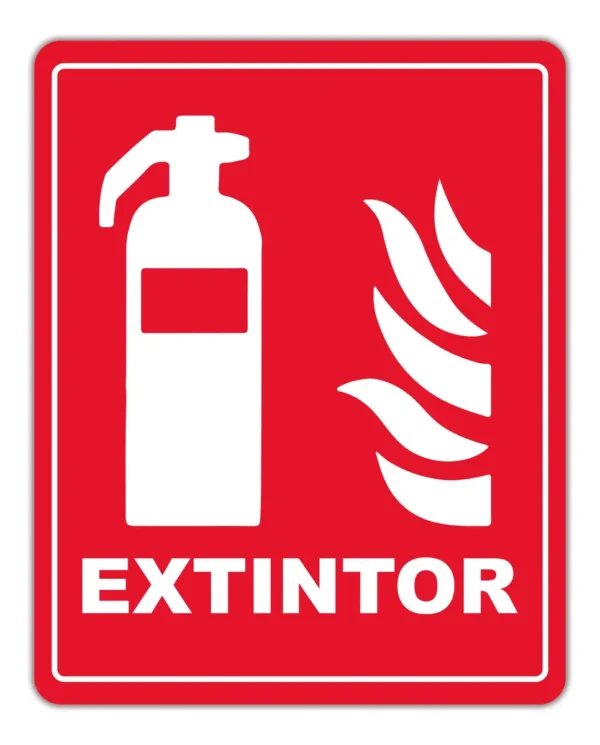 Señalamiento En Coroplast Letrero Extintor