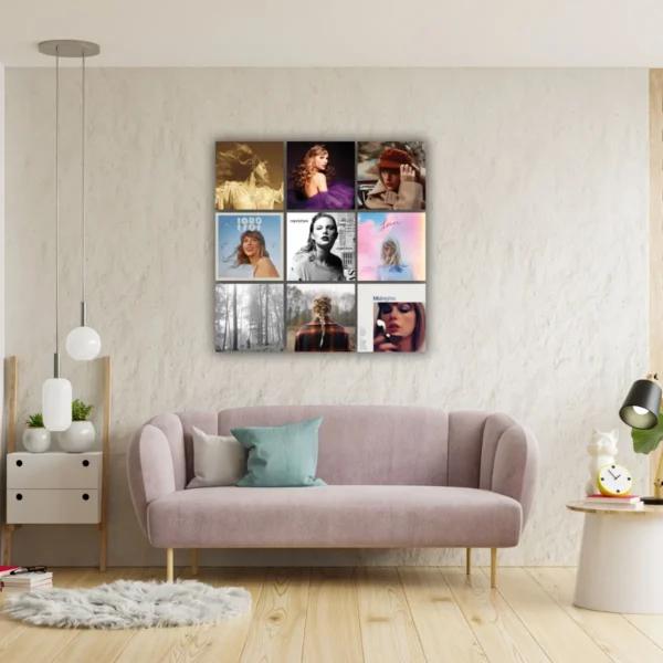 Set De Cuadros Decorativos De Taylor Swift En Pvc Album - Imagen 4