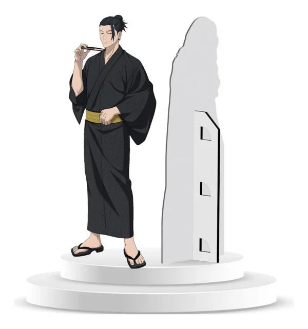 Figura De Coroplast De Suguru Geto Con Base A Tamaño Real En Coroplast