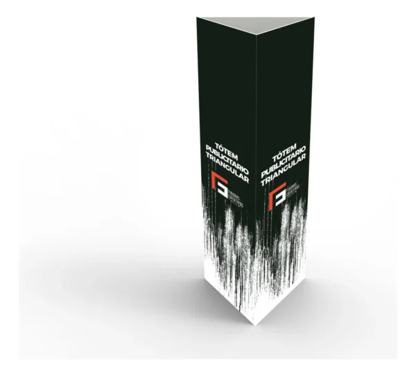 Totem Publicitario Personalizado En Coroplast De 3 Lados