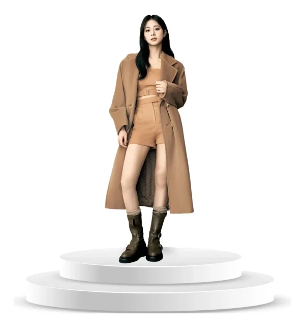 Figura De Coroplast De Tzuyu Twice Con Base A Tamaño Real En Coroplast - Imagen 3
