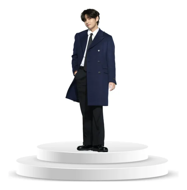 Figura De Coroplast De V. Kim Taehyung - BTS Con Base A Tamaño Real En Coroplast - Imagen 3