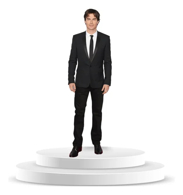 Figura De Coroplast De Ian Somerhalder Con Base A Tamaño Real En Coroplast - Imagen 3