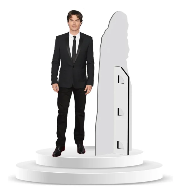 Figura De Coroplast De Ian Somerhalder Con Base A Tamaño Real En Coroplast