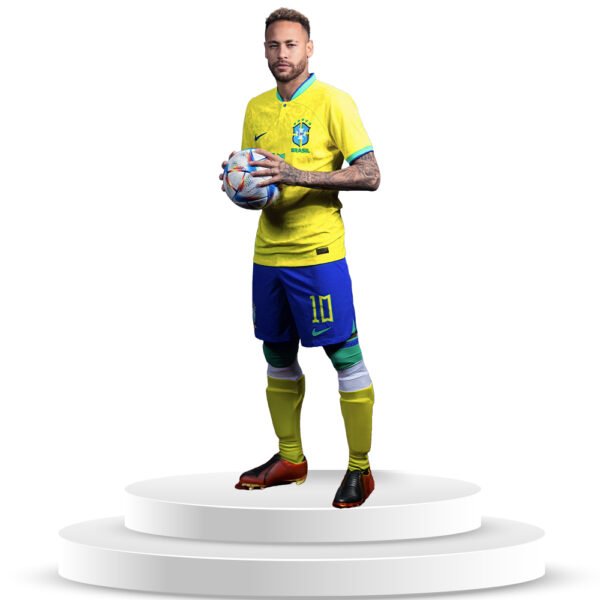 Figura De Coroplast De Neymar Con Base A Tamaño Real En Coroplast - Imagen 3