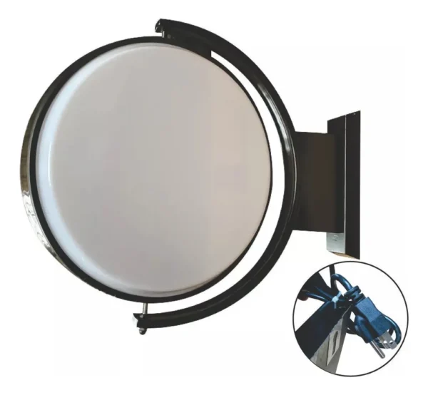 Anuncio Giratorio Luminoso Led Circular 60cm Personalizado - Imagen 4