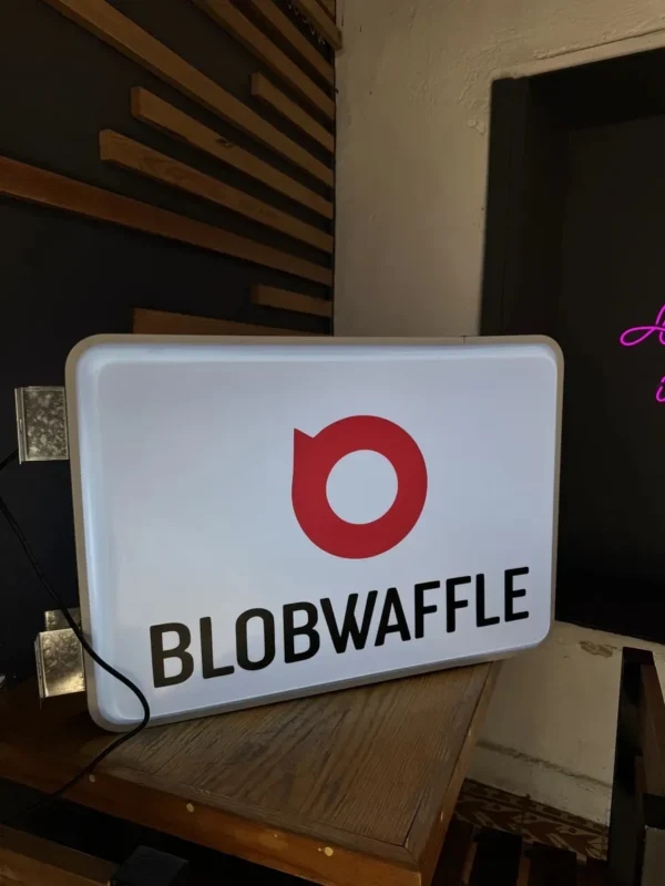 Anuncio Luminoso Led Rectangular 50x70cm Con Publicidad - Imagen 5