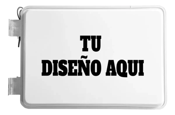 Anuncio Luminoso Led Rectangular 50x70cm Con Publicidad