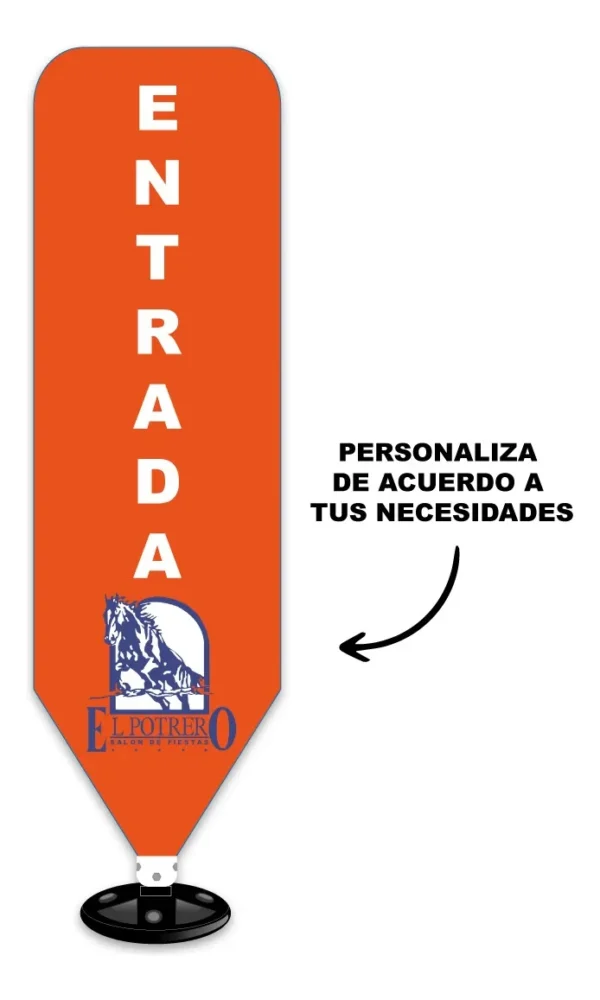 Baliza Flexible Vial Con Señalamiento Personalizado En Vinil - Imagen 5