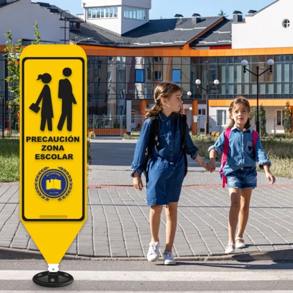 Baliza Flexible Vial Con Señalamiento Personalizado En Vinil - Imagen 7